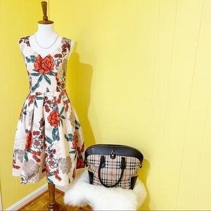 Modcloth floral A-line Dress